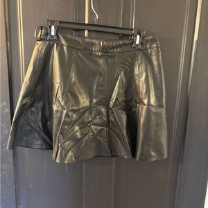 Zara pleather mini skirt